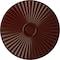 Ekena Millwork Shakuras Ceiling Medallion (For Canopies up to 5 1/2"), 29 1/2"OD x 2"P, Brushed Mahogany CM30SHBMF - alternate 1